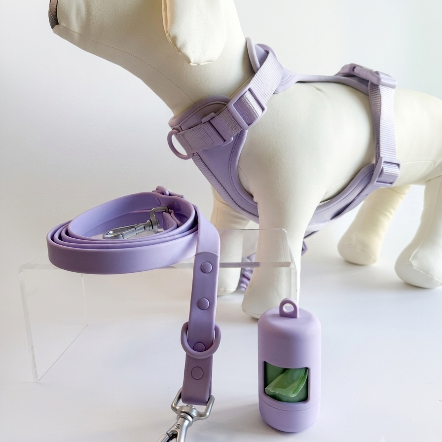 The City Harness Set – Lilac