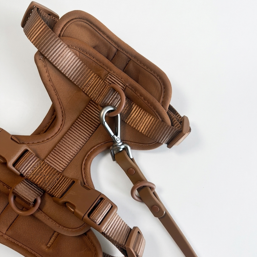 The City Harness Set – Espresso Brown