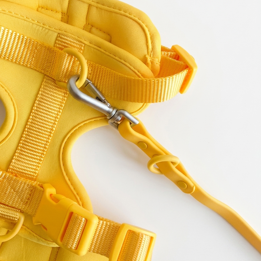 The City Harness Set - Bright Yellow