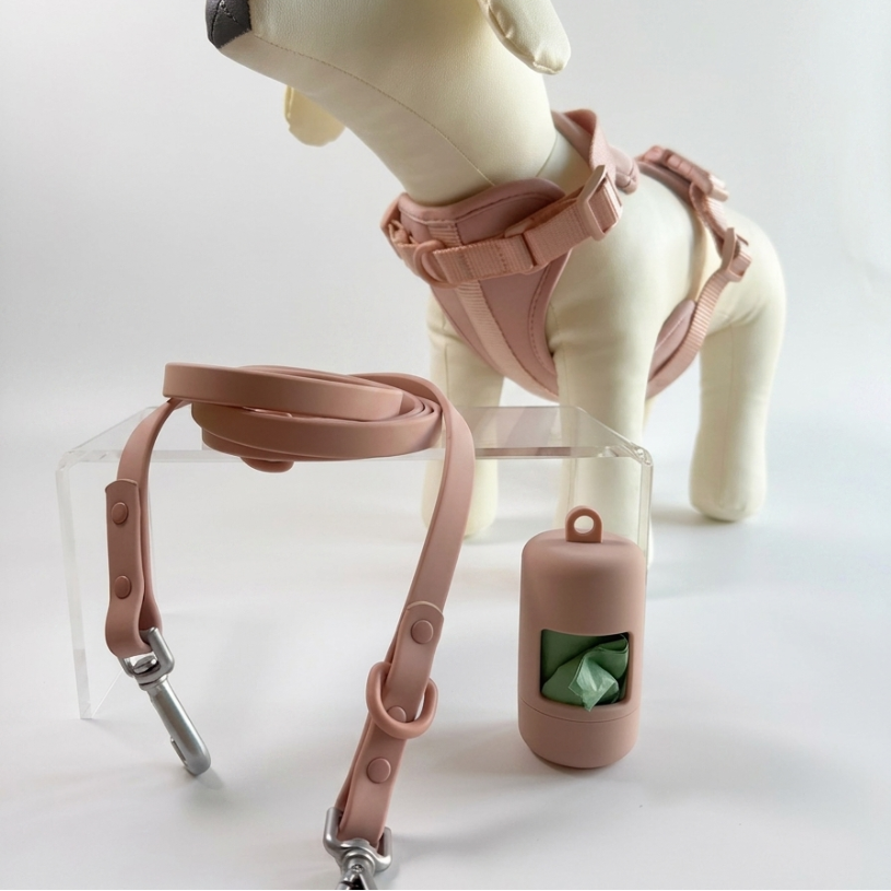 The City Harness Set – Light Pink