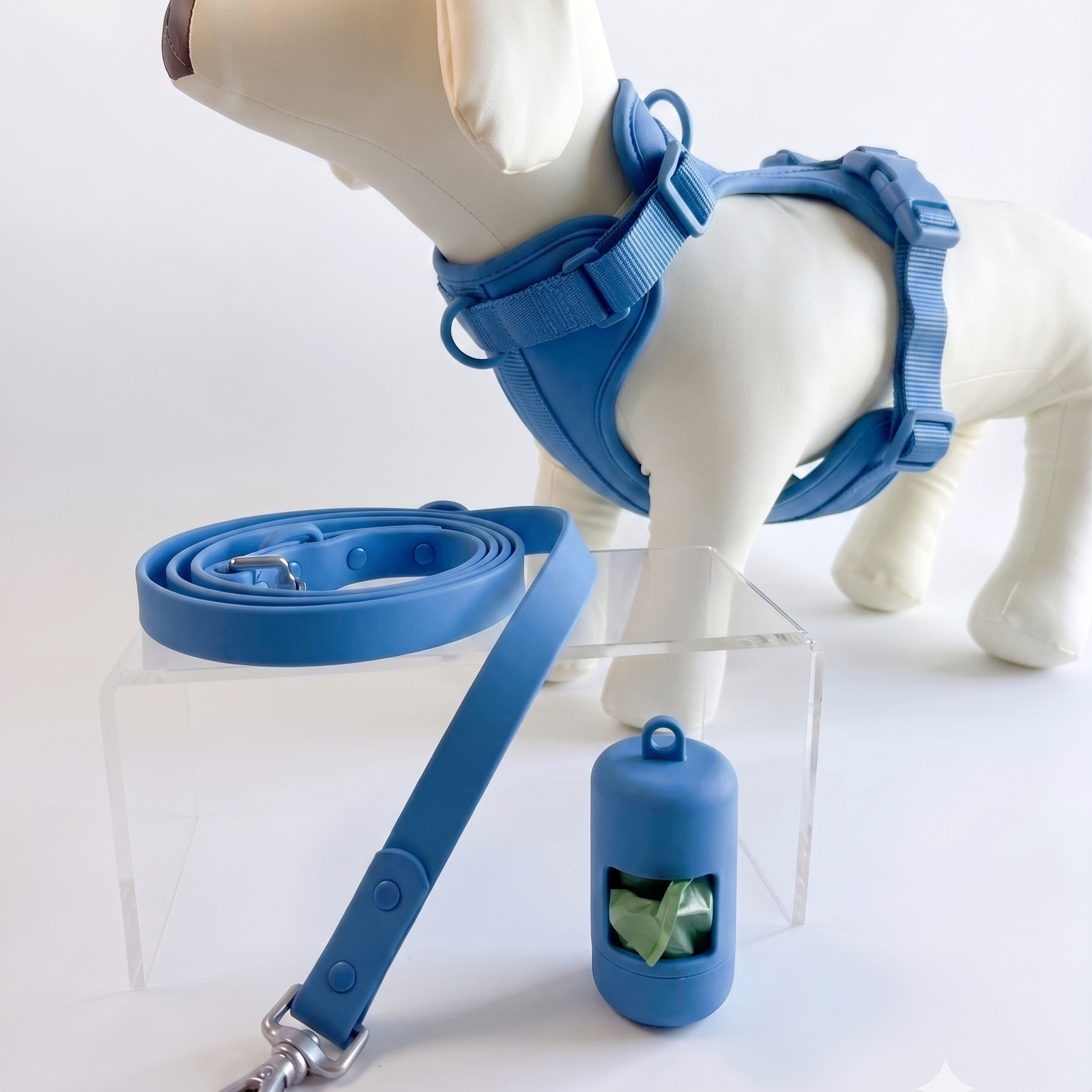 The City Harness Set - Summer blue